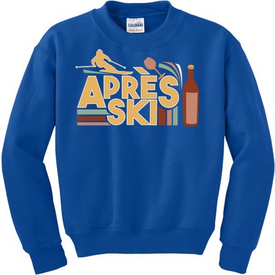 Apres Ski Retro Vintage Style Party Outfit Great Gift Kids Sweatshirt