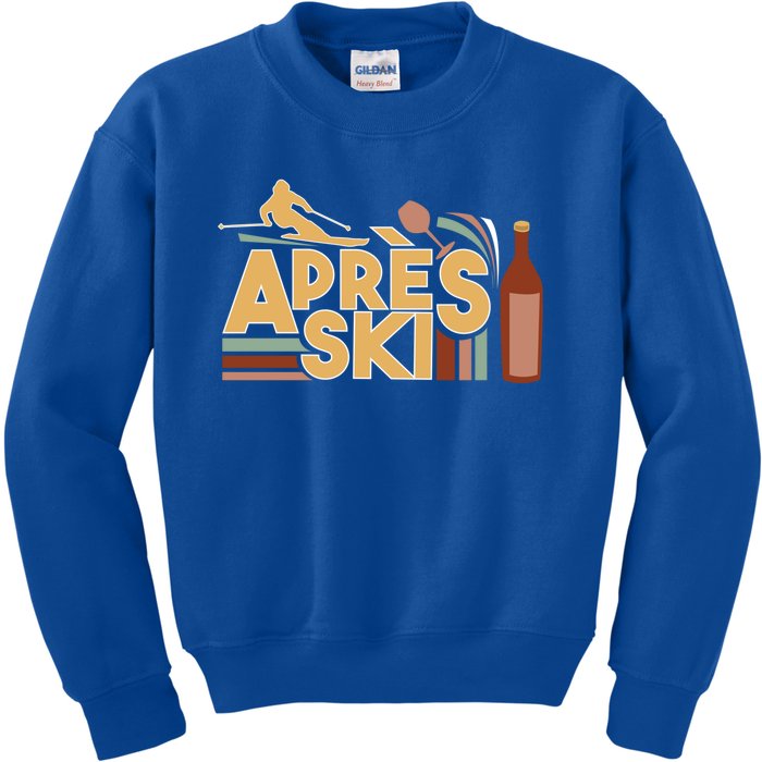 Apres Ski Retro Vintage Style Party Outfit Great Gift Kids Sweatshirt