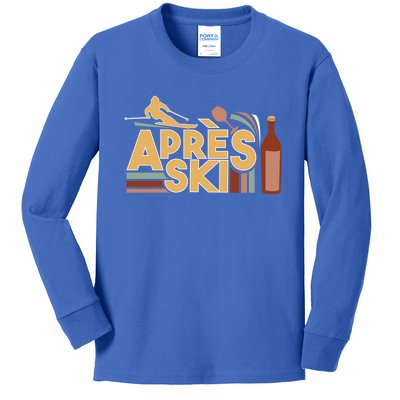 Apres Ski Retro Vintage Style Party Outfit Great Gift Kids Long Sleeve Shirt