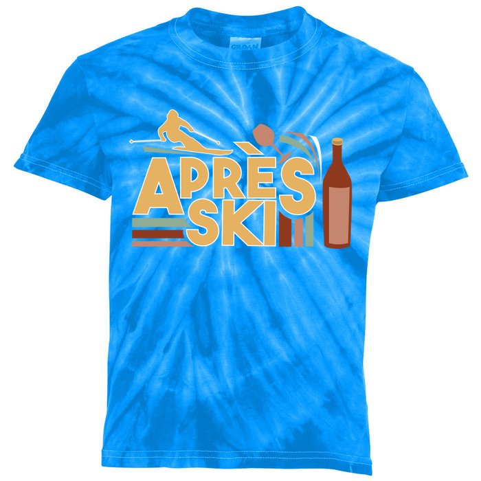 Apres Ski Retro Vintage Style Party Outfit Great Gift Kids Tie-Dye T-Shirt