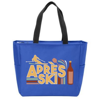 Apres Ski Retro Vintage Style Party Outfit Great Gift Zip Tote Bag