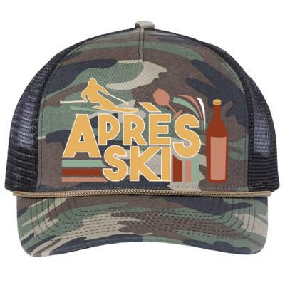 Apres Ski Retro Vintage Style Party Outfit Great Gift Retro Rope Trucker Hat Cap