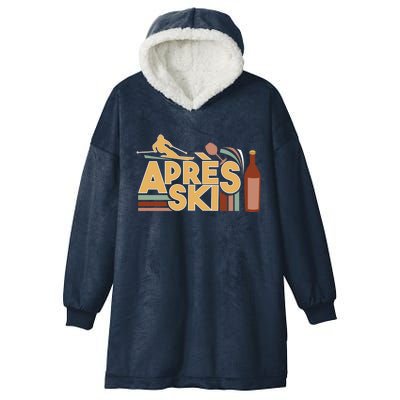 Apres Ski Retro Vintage Style Party Outfit Great Gift Hooded Wearable Blanket