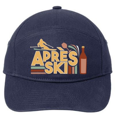 Apres Ski Retro Vintage Style Party Outfit Great Gift 7-Panel Snapback Hat