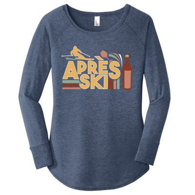 Apres Ski Retro Vintage Style Party Outfit Great Gift Women's Perfect Tri Tunic Long Sleeve Shirt