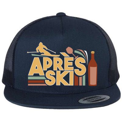 Apres Ski Retro Vintage Style Party Outfit Great Gift Flat Bill Trucker Hat