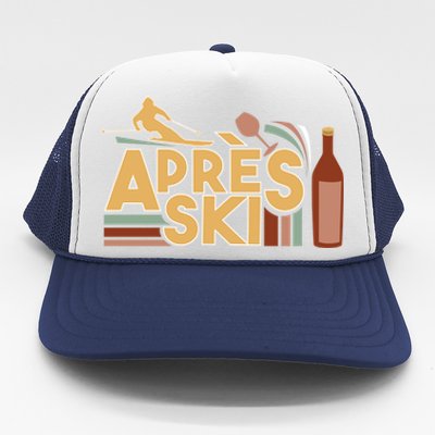 Apres Ski Retro Vintage Style Party Outfit Great Gift Trucker Hat