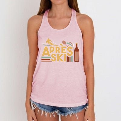 Apres Ski Retro Vintage Style Party Outfit Great Gift Women's Knotted Racerback Tank