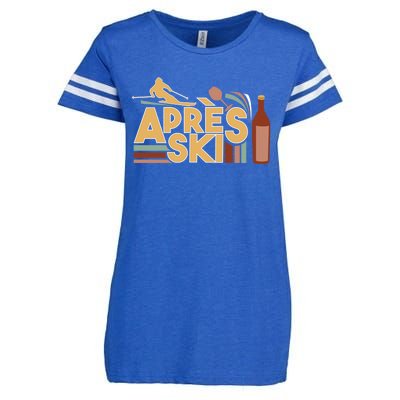 Apres Ski Retro Vintage Style Party Outfit Great Gift Enza Ladies Jersey Football T-Shirt