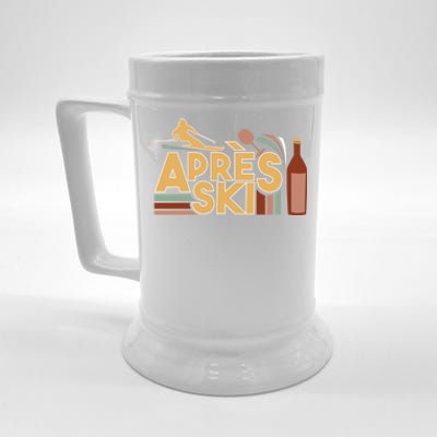 Apres Ski Retro Vintage Style Party Outfit Great Gift Beer Stein