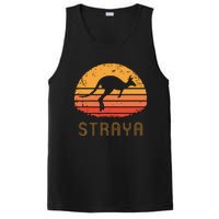 Australia Straya Retro Gift Vintage Kangaroo Outback Aussie PosiCharge Competitor Tank