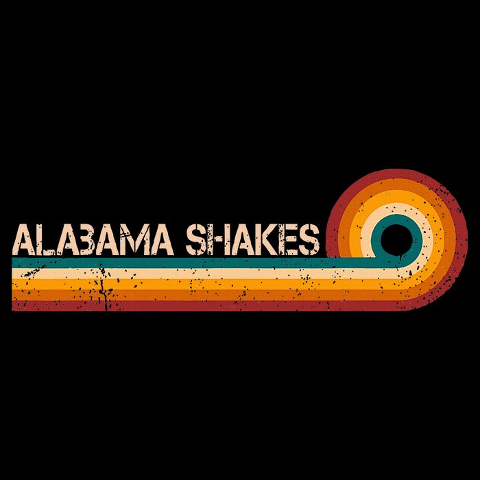 Alabama Shakes Retro Stripes Musician Vintage Polo