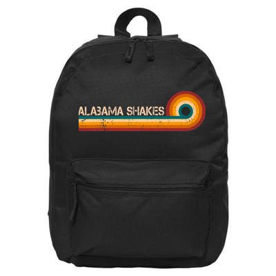 Alabama Shakes Retro Stripes Musician Vintage 16 in Basic Backpack