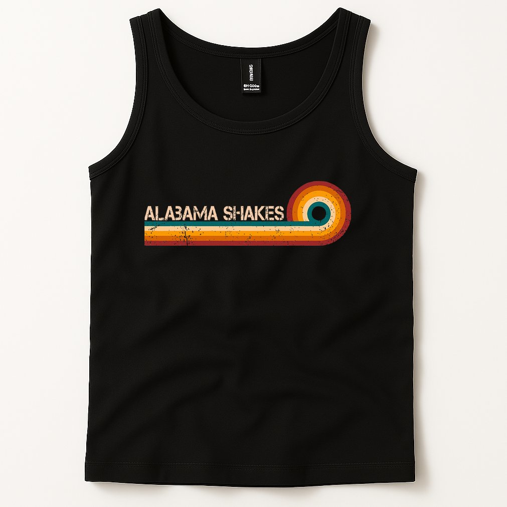 Alabama Shakes Retro Stripes Musician Vintage Tank Top