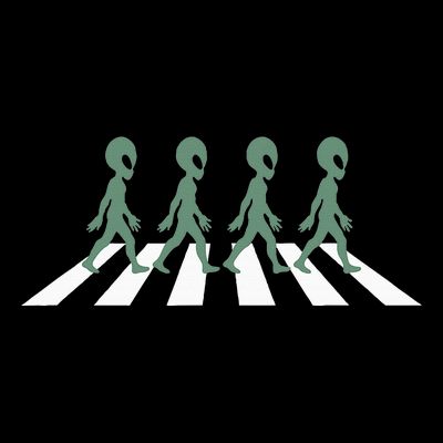 Alien Silhouette Road I Aliens Ufo Area 51 Roswell T-Shirt