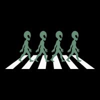 Alien Silhouette Road I Aliens Ufo Area 51 Roswell 16 in Basic Backpack