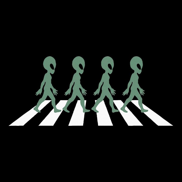 Alien Silhouette Road I Aliens Ufo Area 51 Roswell 16 in Basic Backpack
