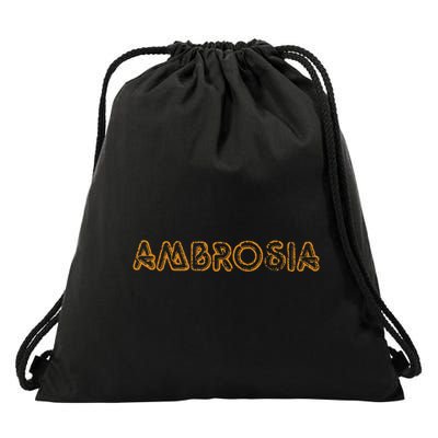 Ambrosia Salad Recipe Desert Apples 70s Retro Drawstring Bag