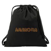 Ambrosia Salad Recipe Desert Apples 70s Retro Drawstring Bag