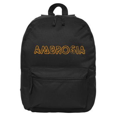 Ambrosia Salad Recipe Desert Apples 70s Retro 16 in Basic Backpack