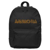 Ambrosia Salad Recipe Desert Apples 70s Retro 16 in Basic Backpack