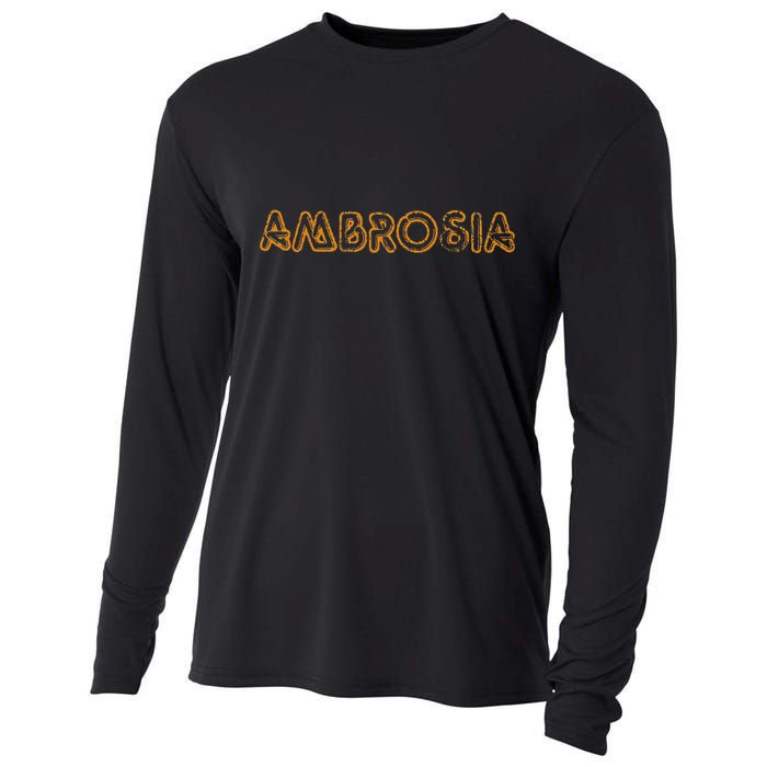 Ambrosia Salad Recipe Desert Apples 70s Retro Cooling Performance Long Sleeve Crew