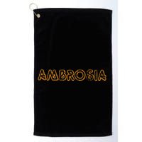 Ambrosia Salad Recipe Desert Apples 70s Retro Golf Towel