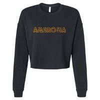 Ambrosia Salad Recipe Desert Apples 70s Retro Cropped Pullover Crew