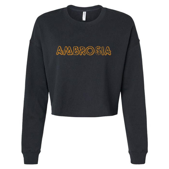 Ambrosia Salad Recipe Desert Apples 70s Retro Cropped Pullover Crew