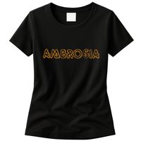 Ambrosia Salad Recipe Desert Apples 70s Retro Womens T-Shirt