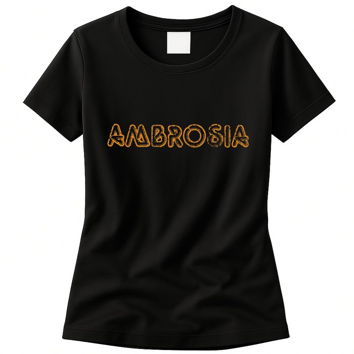 Ambrosia Salad Recipe Desert Apples 70s Retro Womens T-Shirt