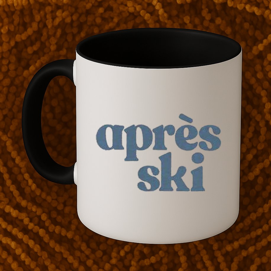 Après Ski Retro Winter Sports Funny Gift Mug