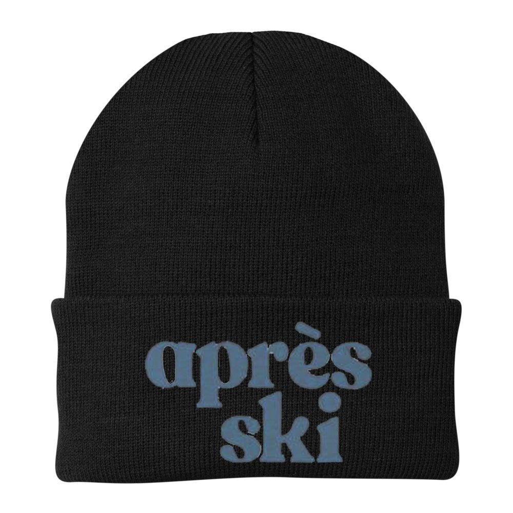 Après Ski Retro Winter Sports Funny Gift Beanie