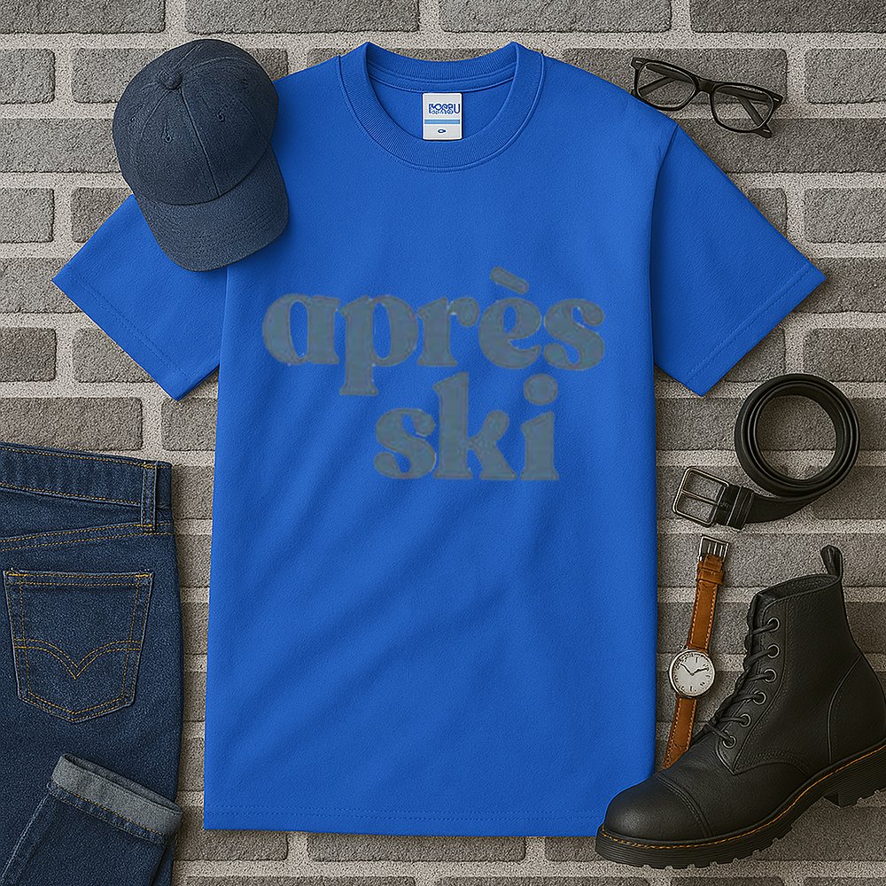 Après Ski Retro Winter Sports Funny Gift Tall T-Shirt