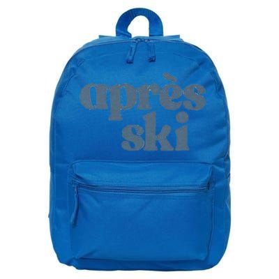 Après Ski Retro Winter Sports Funny Gift 16 in Basic Backpack