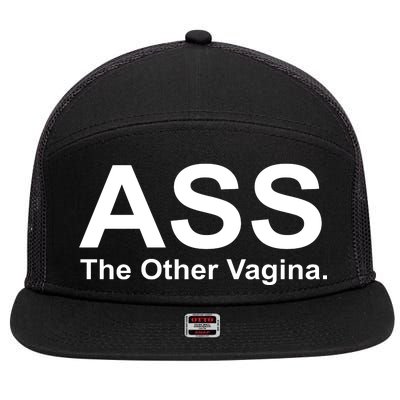 Ass The Other Vagina 7 Panel Mesh Trucker Snapback Hat