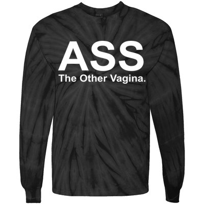 Ass The Other Vagina Tie-Dye Long Sleeve Shirt