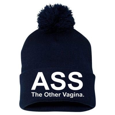 Ass The Other Vagina Pom Pom 12in Knit Beanie