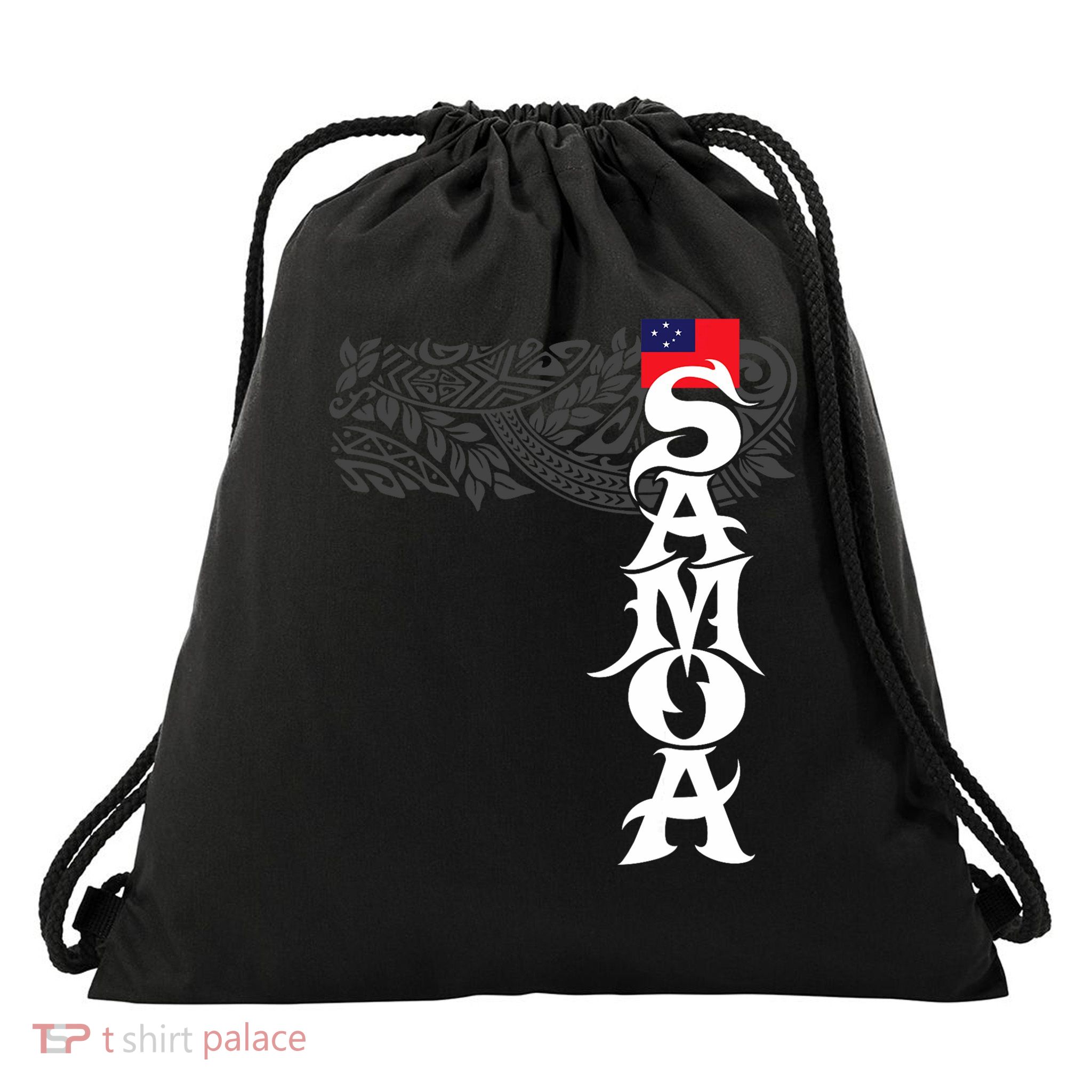 American Samoa Samoa Island Polynesian Samoan Drawstring Bag