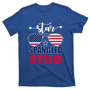 America Star Spangled Stud Graphic Gift T-Shirt