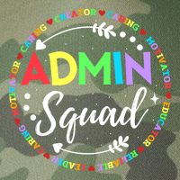 Admin Squad School Assistant Principal Administrator Crew Legacy Tie Dye Trucker Hat