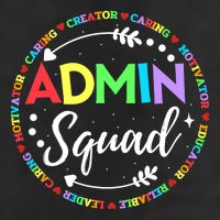 Admin Squad School Assistant Principal Administrator Crew Cool Comfort Performance Bucket Hat