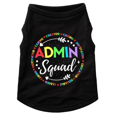 Admin Squad School Assistant Principal Administrator Crew Doggie Tank