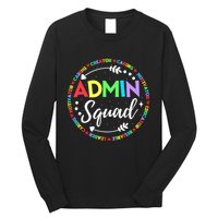 Admin Squad School Assistant Principal Administrator Crew Long Sleeve Shirt