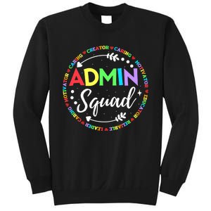 Admin Squad School Assistant Principal Administrator Crew Sweatshirt