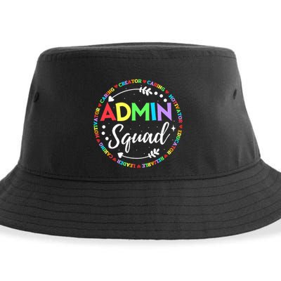 Admin Squad School Assistant Principal Administrator Crew Sustainable Bucket Hat