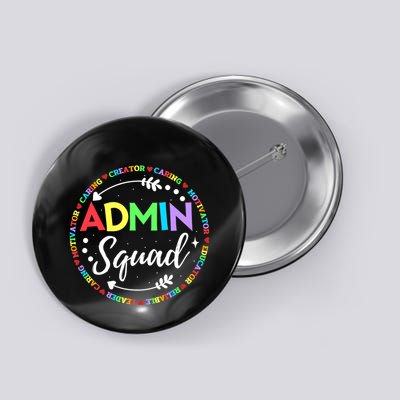 Admin Squad School Assistant Principal Administrator Crew Button