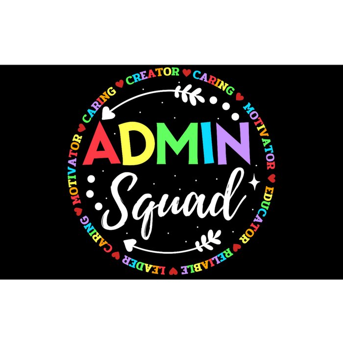 Admin Squad School Assistant Principal Administrator Crew Bumper Sticker