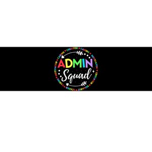 Admin Squad School Assistant Principal Administrator Crew Bumper Sticker