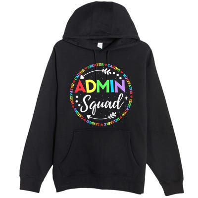 Admin Squad School Assistant Principal Administrator Crew Premium Pullover Hoodie